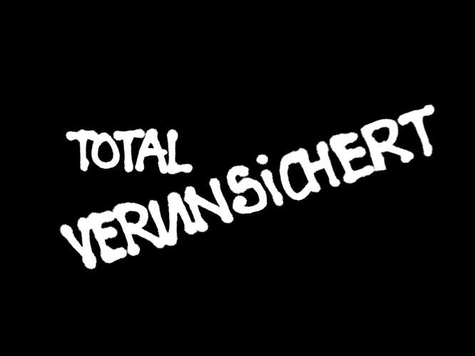 Total verunsichert